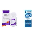 Feosol 完整铁的补编 30 个计数和 Colace 工具软化器 60 个计数套