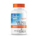 最佳全活Folate 800 与 Quatrefolic , 支持胎儿健康, 非GMO, Gluten Free, Vegan 60 Veggie Caps 等