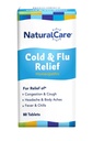 NaturalCare Cold & Flu Relief, Homopathic Tables, 60ct QQ 可以通过摄入,咳嗽,头痛,酸喉,Runny Nose,身体痛,发烧,寒冷提供支持