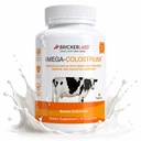 Bricker Labs Mega-Colostrum Capsules, Gut Health, 豁免,皮肤和头发,1000毫克 Bovine Colostrum 补充40% IgG,富含生物活性蛋白质,生长因子和抗体,45种服务