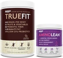 RSP Nutriition Vegan 氨基氨基氨酸前置工作能源(Acai 25 services) 配有 TrueFit蛋白粉(Chocolate 2 LB)