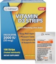 维他命D3条 100 Pack → 2000 IU 口服解药D3 维他命D3条 30秒内你舌头上的辣椒薄荷Flavor 熔点 → Boost 豁免和增强精神焦点 维他命D3 2000