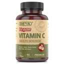 DEVA Vegan 维生素 - Vegan 食品基维生素C - 多源 - 非GMO - 90片
