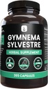 Gymnema Sylvestre(365盖),无镁或水稻填充器,始终纯净,实验室验证