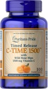 清教徒的骄傲维生素C 1500 mg 配有玫瑰 HIPS Caplets, 100 Count