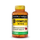 MASON NATURAL B-与维生素C的复合 – 神经系统与心脏健康支持 – 100 Capsules