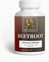 Beetroot草药补充剂,60 Capsules - 血压,心血管健康支持,维冈,1300毫克