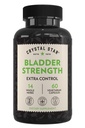 Crystal Star Bladder strongs (60 Capsules) – 草药尿道切除术健康与外力Bladder控制补充, Cranberry 提取, 南瓜种子提取, Plantain and Wild Yam Root, 非 GMO