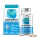 Health & Her Perimenopause Supplement for Women – The UK’s No.1 Perimenopause Supplement - Multi-Nutrient Wellbeing Support for Early Stage of Menopause, Vegan, Gluten-Free, Non GMO (60 ct - 1 Month)