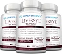 经批准的Science Liversyl - 支持优化的Liver函数 - 清洁和解毒 - 快速有效 - 牛奶硝酸盐,Artichoke提取剂,和 Bioperine - Vegan - 180计 - 3个月供应 - 在美国制造