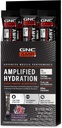 GNC AMP 放大水分 电解 粉末 饮料 混合 增强电解与健康消化综合体 Acai Blueberry Pomegrant 10 Counter