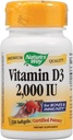 自然维他命D-3 2000 IU 120软胶