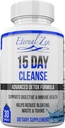 永恒的禅宗 15日 Colon Cleanser Detox with extra strong Herbs, Senna 是一款用于便秘救济的快速代理天然泻剂 - 全体清洁 - 30卡普尔