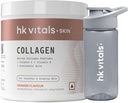 治疗;thKart hk Virtuals Marine Collagen Supplement(橙,200g) & Sipper Bottle(灰,300ml) Combo Pack QQ 与维生素C & E QQ 用于健康皮肤,头发和钉子