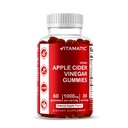 维他命苹果 苹果苹果 葡萄酒 葡萄酒 葡萄酒 葡萄酒 - 每服1000mg – 60 Vegan Gummys - ACV Gummys 用于解毒,体重损失支持,能量靴,消化和古特健康
