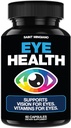 Eye Care & Vision Vitamins Supplement 60 Capsules - Supports Eye Strain, Dry Eyes, and Vision Health - Supports Vision, Ocular and Macular Health - 14 Active Ingredients, Lutein.