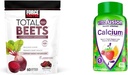 强因子总 Beets Chews for Heart Health, 骨骼和牙齿支持活化钙, 60和100个计数