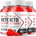(3 Pack) Vista Keto ACV Gummys - 高级公式 Vista Keto Plus ACV Gummys Apple 苹果苹果苹果 苹果 苹果 Viner Vista ACV 饮食补充 男性(180 Gummys)