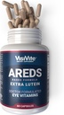 VisiVite的AREDS Lutein眼维生素 - Lutein对无β-Carotene眼睛的补充 - Lutein对眼睛的补充 - 成人眼睛补充 - 60卡普尔