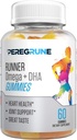 跑者Omega 3, 6 和 9 Gummys Plus DHA - 每日跑补品 — — 减糖50% — — 心和联合健康 Gummy for Athletes - GMP认证
