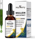 Mullein Drops for Lung Cleanse, Mullein 叶片提取液,用于烟雾器,草药液滴补充剂,用于呼吸器,免疫(60毫升)