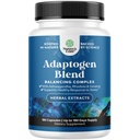草原适应原体 Mood 支持补编 - 与 Ashwagandha Rhodiola Rosea & Maca Root- Vegan Non GMO & Daytime Friendly - 180ct 一起将压力和科尔蒂索尔管理适应原体降温