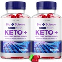 rize 实验室 - Bio Science Keto Plus Gummys for Wight Loss, extra strengy, 高级公式包括苹果苹果苹果酒Vinegar Gummys (120 Gummys) (Pack of 2).