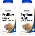 营养成本 Psyllium Husk 1500mg; 500 capsules(2瓶)