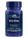 生命延长B12 Elite, adenosylcobalamin, 甲基Cobalamin, 脑健康与多巴胺生产两种活性形式, 非GMO, 无葡萄糖, 蔬菜, 60洛桑根