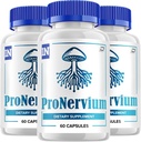 Pronervium Nerve健康支持药丸,Pronervium审查,Pronervium Nootropic高级公式,Pronervium All Natural Focus补充剂,Pronervium脑支持审查(3 Pack - 180 Capsules)