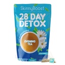 Skinny Boost Evening Detox Tea-14 Tea Bags 总计,支持解毒和清洁,减少布洛丁,100%全天然,Vegan,非转基因O
