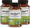 DailyNutra草药T 男子健康公式增刊 耐力、生命力和健康衰老 -- -- KSM-66 Ashwagandha、Tongkat Ali、Tribulus、Eleuthero、 & Horny Goat Weed(3-Pack)