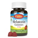 Carlson - Melatonin Gummys,2.5毫克,健康睡眠,促进放松,天然草莓Flavor,60毫克