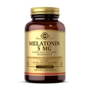 Solgar Melatonin 5 mg, 120 Nuggets - 帮助促进放松和休息 - 临床研究 Melatonin - Vegan, Gluten Free, Dairy Free, Kosher - 120 服务