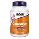 食品补充剂,Colostrum 500 mg, 自然产生的免疫球蛋白和Lactoferrin, 120 Veg Capsules