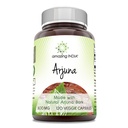 令人惊奇的印度 Arjuna (与天然 Arjuna 合作) 500 Mg 补充 QQ Vegetarian Capsules QQ Non-GMO QQ Gluten-Free QQ 在美国制造 (Pack QQ 120 Counter)