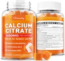 1200 mg的钙与维生素D3 补充给成年人的Gummys: Ultimate 吸收钙与维生素D3 K2, Turmeric Excert, MSM for Men Men