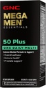 GNC Mega Men One Daily 50 Plus Multivitamin, " 总体健康、前列腺和循环支持和免疫健康科学辅助公式 " , 60 Counter