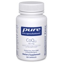 纯封装 CoQ10 60 mg → Coenzyme Q10 能源、抗氧化剂、脑和细胞健康、认知和心血管支持的补充* 120 capsules