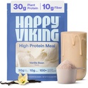 Happy Viking Plant-Based Protein Powder +100 Superfoods Vanilla Meal Replacement Shake, Created by Venus Williams, 30g Plant Protein, 10g Fiber, Vegan, Gluten-Free, Non-GMO, 15 Meals