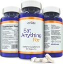 Dirobi Eat Anything Xylose Isomease Fructose Malaboxymes, FODMAP 补充, 消化酶促进更好的乳糖,脂肪,蛋白质和碳水化合物消化气体和布洛丁酸盐 60 Capsules