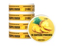 LyvWel 56mg Cafeine Energy Pouches – Pineapple – Clean Energy & Focus Booster with Guarana – 5-Pack – 16 Pouches per Can(80总邮袋) 互联网档案馆的存檔,存档日期2013-03-02.