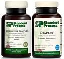 标准过程代谢和消化健康包 - Chromium Complex & Diaplex 饮食补充 - 支持 Carbohydrate 文摘和 Pancreas 函数 - Chromium 补充维生素A