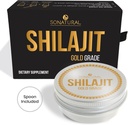 天然的Shilajit纯喜马拉雅有机物 -- -- 30g 纯纯的Shilajit Rein 100%配富尔维奇酸和85+ 能源和免疫支持跟踪矿物综合体(2个月供应)