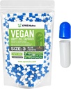 XPRS Nutra 大小 3 空盖-500 空盖-500 伯爵 Vegan Capsules - 蔬菜药丸 - DIY 蔬菜药丸填充 - 蔬菜药丸(蓝色/白色)