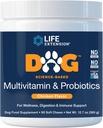 生命延展犬多维他明与Probiotics - 狗食品补充剂用于整体健康,消化和免疫支持 - 维生素,Probiotic Blend, Colostrum (Bovine) - 90 Soft Chews