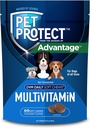 宠物保护犬 多维特敏, 兽型DVM Daily Soft Chews, 支持持续健康与健康, 鸡肉味( 60 Counter)