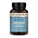 Mercola Biothin Berberine博士,带铬 -- -- 支持健康元件功能 -- -- 增强吸收 -- -- 非GMO、无糖和无豆 -- -- 30个卡普尔(30个服务)