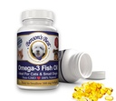 Benson's Best Omega 3 Fish Oil for Cats & Small Dogs - 200 Softgels 500mg - 43% More Omega 3 Fatty Acids than Salmon Oil - 100% pure, Non-GMO,天然宠物食品狗鱼油补充品