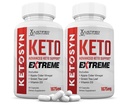 (2 Pack) Ketosyn Keto ACV 极端药丸 1675 MG Keto 支持 Keto ACV 的 Blend Capsule 替代品 与苹果苹果苹果苹果酒 葡萄酒 额外处女橄榄油 绿茶叶 120 Capsules